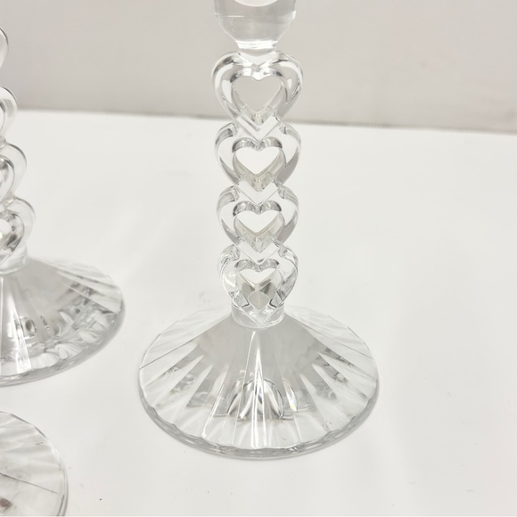 Cristal d'Arques Champagne France Forever Heart Toasting Flutes (Set of Four) - Picture 5 of 9
